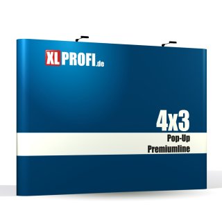 Pop-Up Display Proline gerade 4x3 Felder inkl. Druck